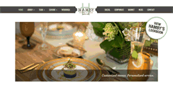 Desktop Screenshot of hambycatering.com